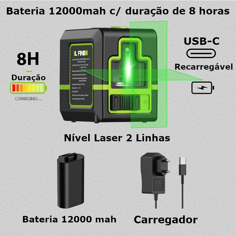 Nível de Laser Verde
