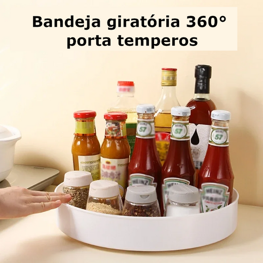 Organizador de armário giratório 360 graus