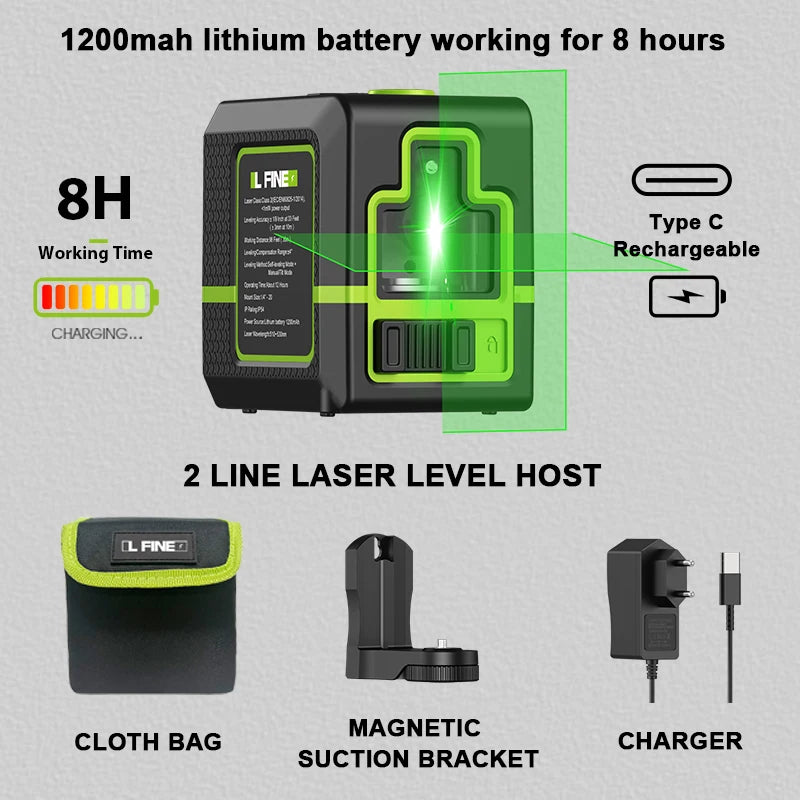 Nível de Laser Verde