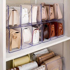 Organizador de bolsas em acrílico
