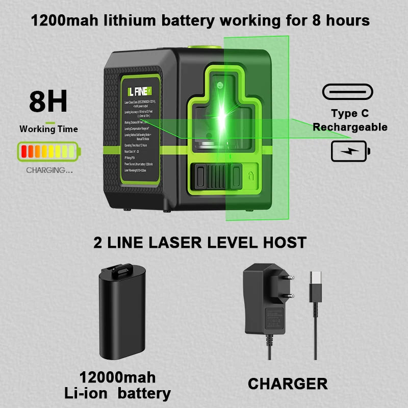 Nível de Laser Verde