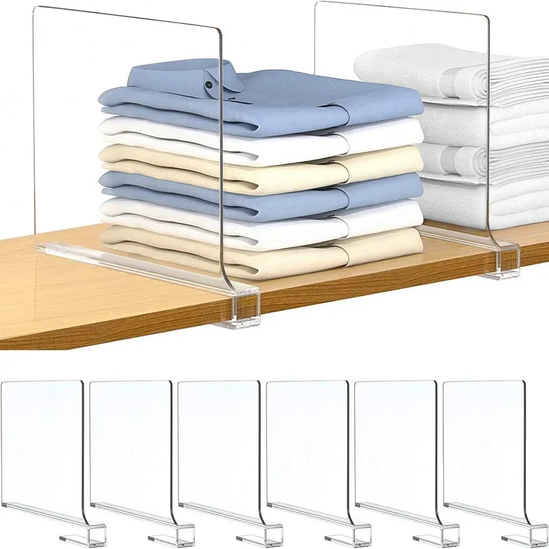 Prateleira transparente para armário