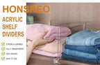 Prateleira transparente para armário