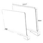 Prateleira transparente para armário