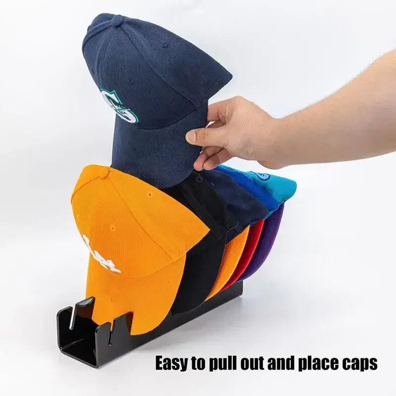 Organizador em acrílico para bonés
