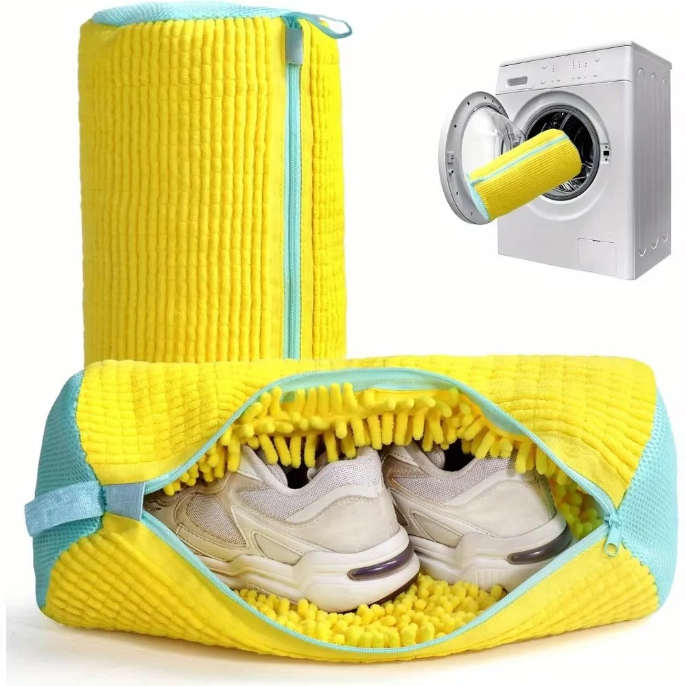 Bolsa para lavar sapatos acolchoada