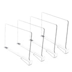 Prateleira transparente para armário