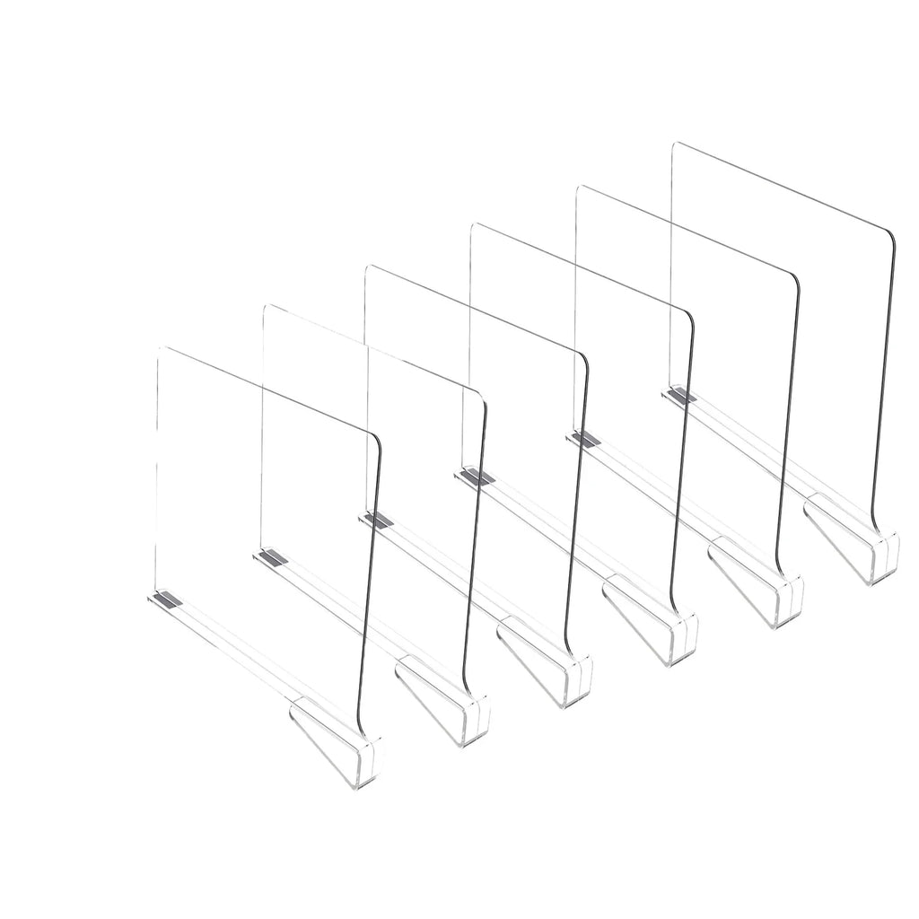 Prateleira transparente para armário