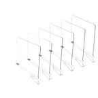 Prateleira transparente para armário
