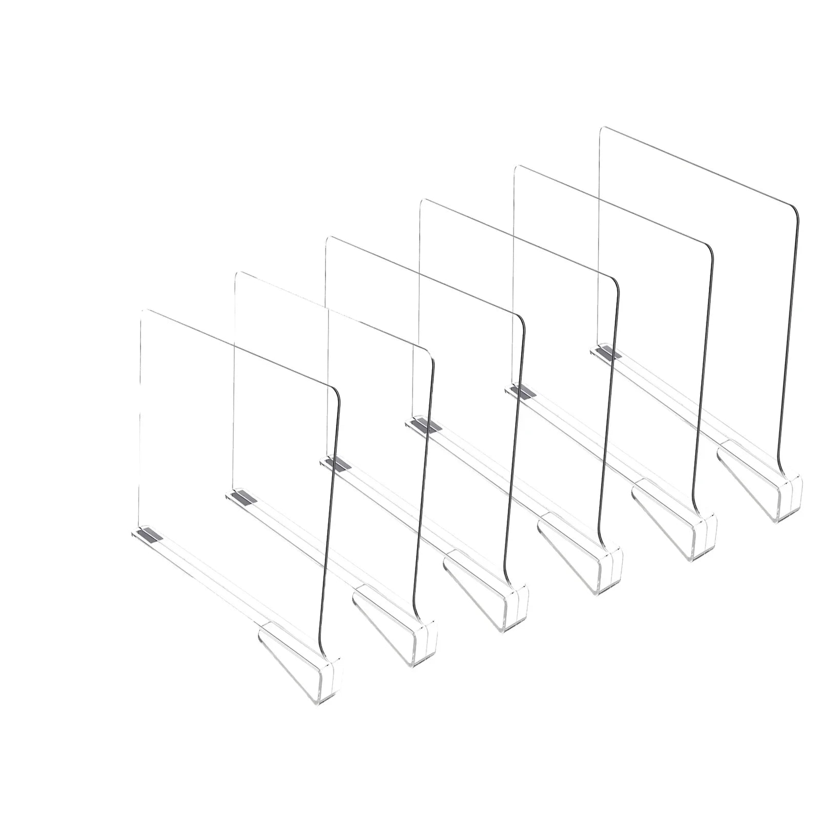 Prateleira transparente para armário