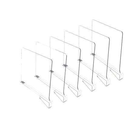 Prateleira transparente para armário